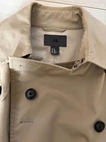H&M 베이지 트렌치코트