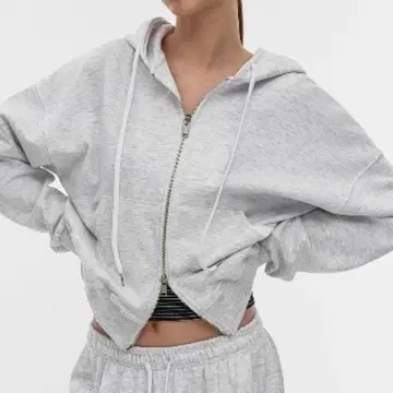 미사용 새상품 BLACKUP 에어 맨투맨 루즈핏 후드 집업