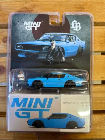 리버티 워크 한정판 MINIGT 닛산 스카이라인 켄메리 오토살롱