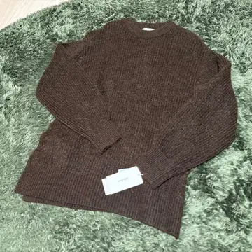 미사용 Mila Owen (미라 오웬) 니트 브라운 1 알파카 혼방