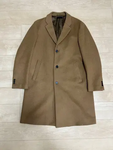 UNIQLO 브라운 체스터 코트