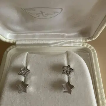 STAR 주얼리 WG 다이아 별 귀걸이