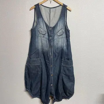 428 CUBE 큐브큐브 40 부드러운 데님 원피스