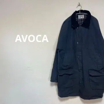 AVOCA 오일드 자켓 네이비