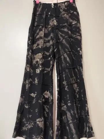 에스닉 타이다이 패치워크 플레어 팬츠