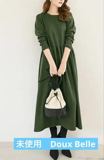 미사용 Doux Belle 원피스 긴팔 롱