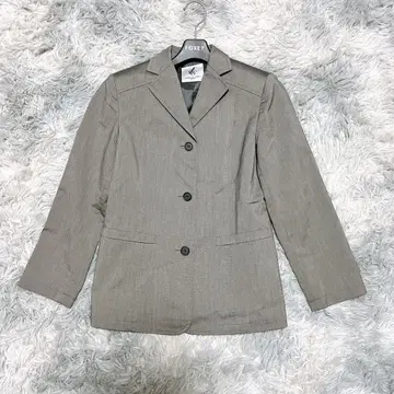 [잔니 로 주디체] 36 자켓 그레이 출퇴근 입학식 일본제 면 혼방