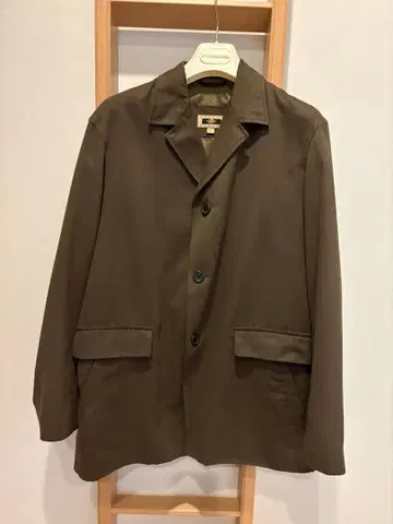 JOSEPH ABBOUD 브라운 테일러드 자켓 스웨이드풍 L 새상품