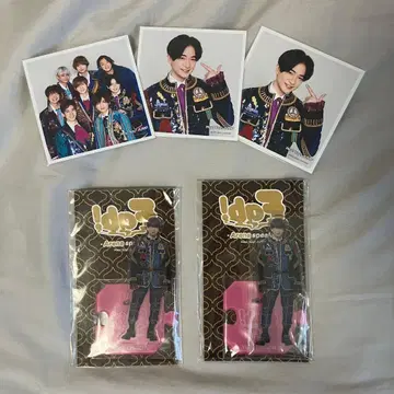 Hey!Say!JUMP 치넨 유리 아크릴 스탠드 & 정사각형 사진