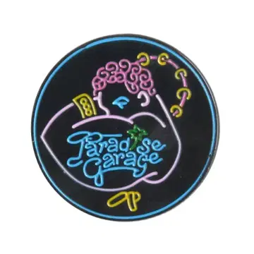 [ KHONKA KLUB ] Paradise Garage 네온관 핀 배지