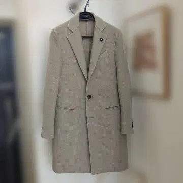 LARDINII 체스터 코트 42 그레이지