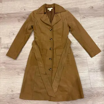 브라운 롱 코트