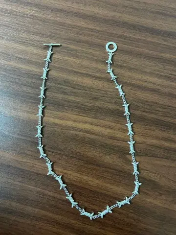 AVALANCHE 실버 목걸이 시노즈카 타츠키 선수 착용 아발란치