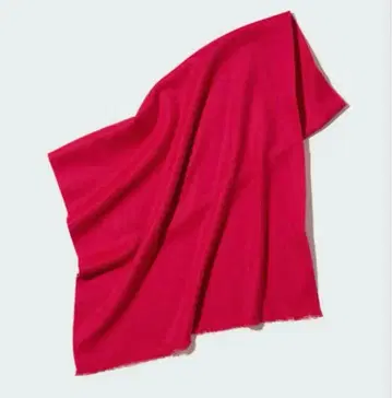 UNIQLO 빨간색 캐시미어 블렌드 스톨