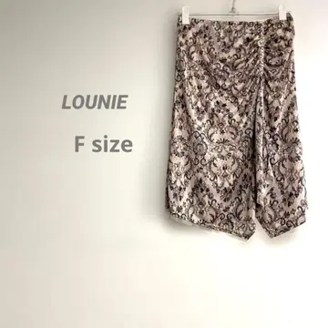 루니 여성용 변형 디자인 나메라카 스커트 F 올 패턴 약간 타이트