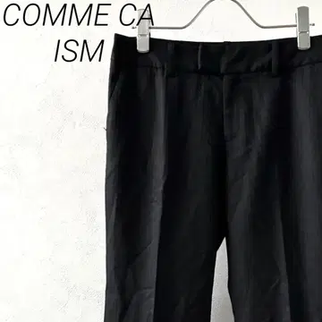 COMME CA ISM 스트라이프 포켓 울 수트