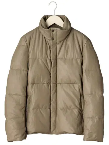 EMMETI / 새상품 내퍼 실크 자카리 램 가죽 다운 자켓