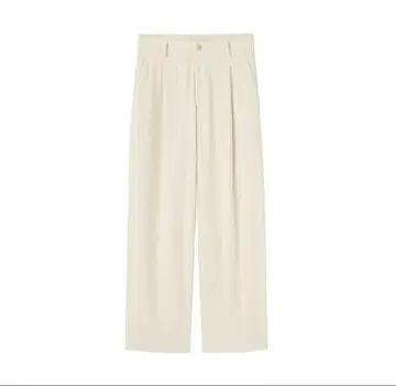 무인양품 가로 세로 스트레치 기모 턱 와이드 팬츠