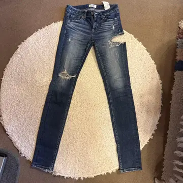 GYDA 데미지 가공 스키니 데님