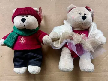 Starbucks 베어스타버 봉제 인형 크리스마스 2개