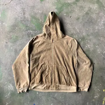 90s usa제 Xlarge 지퍼 후드티 코듀로이
