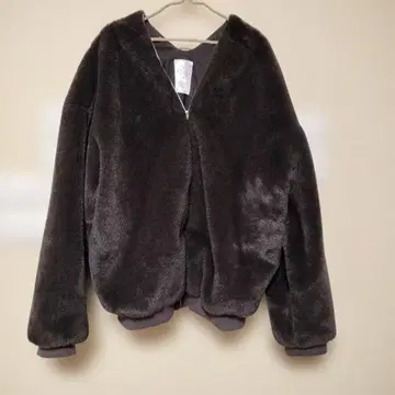 [ anana ] 브라운 퍼 블루종