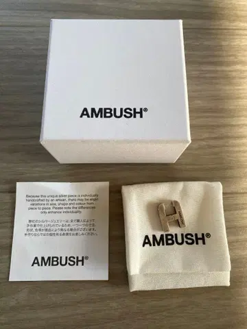 레어! 앰부쉬 AMBUSH 귀걸이 한쪽 실버925