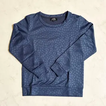 [ 새상품급 ] A.P.C. 네이비 블루 레오파드 무늬 트레이닝복