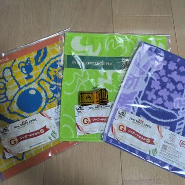 미세스 제일복권 자카드 타월 3개 금 테이프 포함