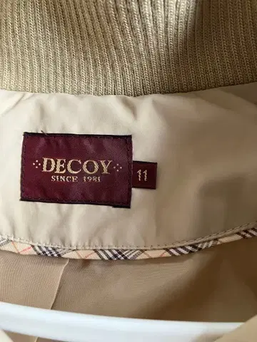 DECOV 다운 자켓 사이즈 11 베이지