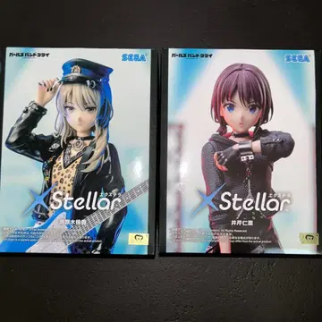 걸즈밴드클라이 카와라기 모모카 이세리 니나 Xstellar 피규어 2점