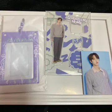 SEVENTEEN 세부치 HOME 트레이딩 카드 케이스 준 아크릴 스탠드