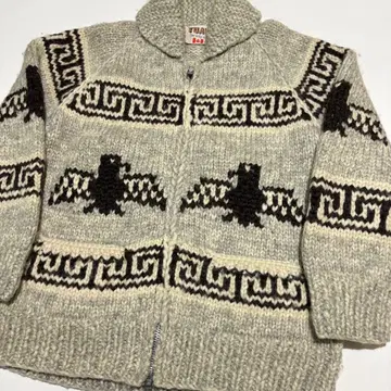 80s TUAK 카우이찬 스웨터