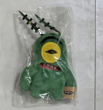 파글라 스펀지밥 플랑크톤 봉제 인형 키링