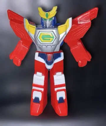 당시 전설의 용사 다간 스카이세이버 소프트 비닐 컬러풀 로봇 피규어