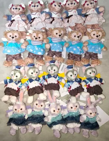 도쿄디즈니씨 인형 배지 더피 스텔라 루 셰리 메이