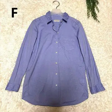 새상품급 DEUXIEME CLASSE 긴팔 셔츠 블루 와이어 워시