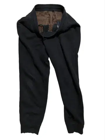 유니클로 블랙 조거 팬츠 따뜻한 속기모