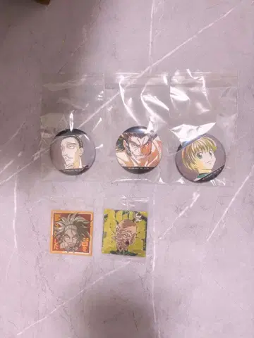 헌터헌터 캔뱃지 씰