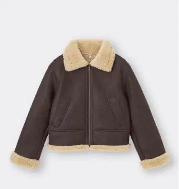 GU 무스탕 플라이트 자켓