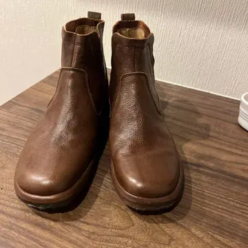 Saya 브라운 가죽 부츠 23.5