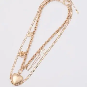 지나시스 하트 참 목걸이