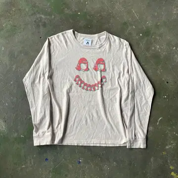 TACOMA FUJI RECORDS 타코마 후지 레코드 롱 T 스마일