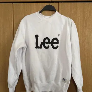 여성용 Lee 화이트 로고 트레이닝복