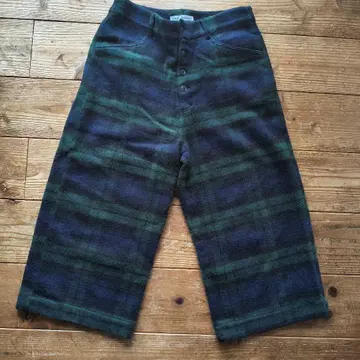 hiromichi nakano 체크 무늬 캐주얼 팬츠