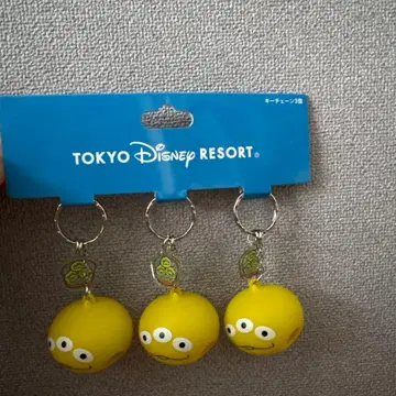 리틀 그린 맨 키링 3개 세트