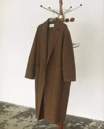 todayful 오버 체크 코트 36