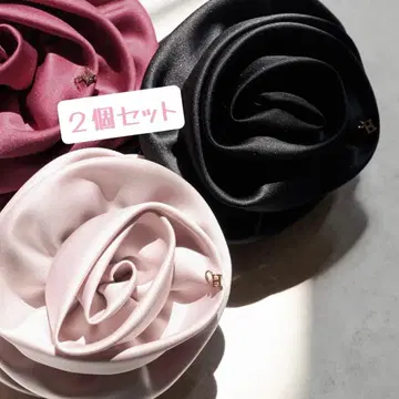 herlipto Rose Satin Clip pink black