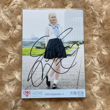 =LOVE 이코러브 오바 하나 친필 브로마이드