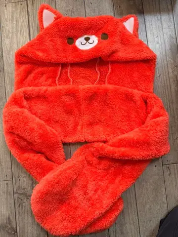 스토푸리 리이누 동물 귀 달린 후드 머플러